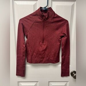 Lululemon Rest Less Cropped Half Zip - Sz 2